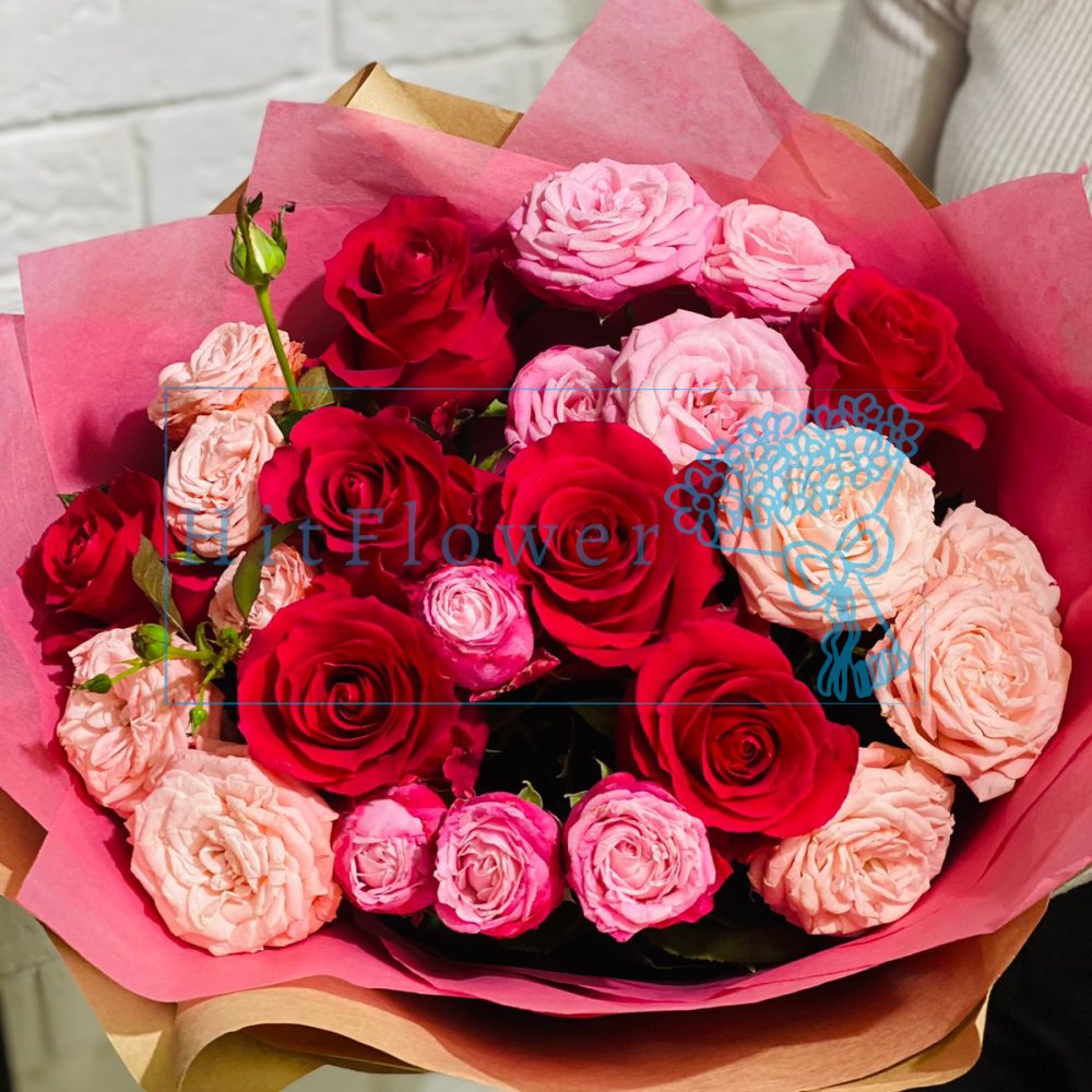 Букет роз Закат